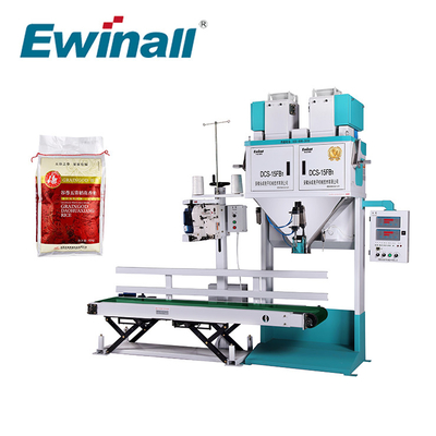 2,5 kilogrammes - 15 kilogrammes de granule de riz Sugar Bean Packing Machine DCS-15FB1 Ewinall de grain
