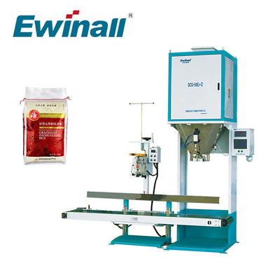 Machine à emballer de riz de contrôle de PLC avec le convoyeur de couture DCS-50E2-Z de vibrateur