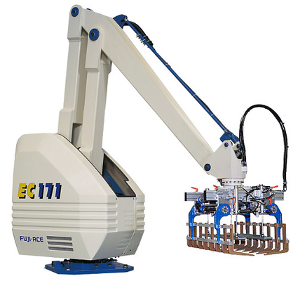 Machine à emballer automatique robotique industrielle de boîte de carton de Palletizer Eco de sac de 4KVA 100m3/H