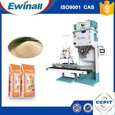 Machine à emballer de riz 5 - levage automatique du convoyeur 50kg à grande vitesse