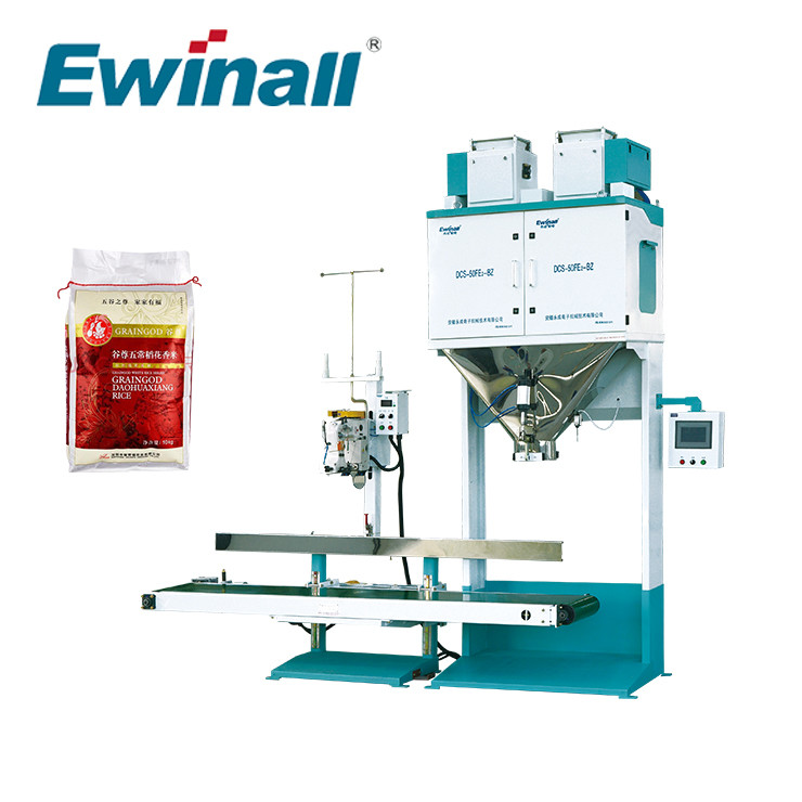Sac vert automatique de Bean Rice Packing Machine With cousant l'opération facile