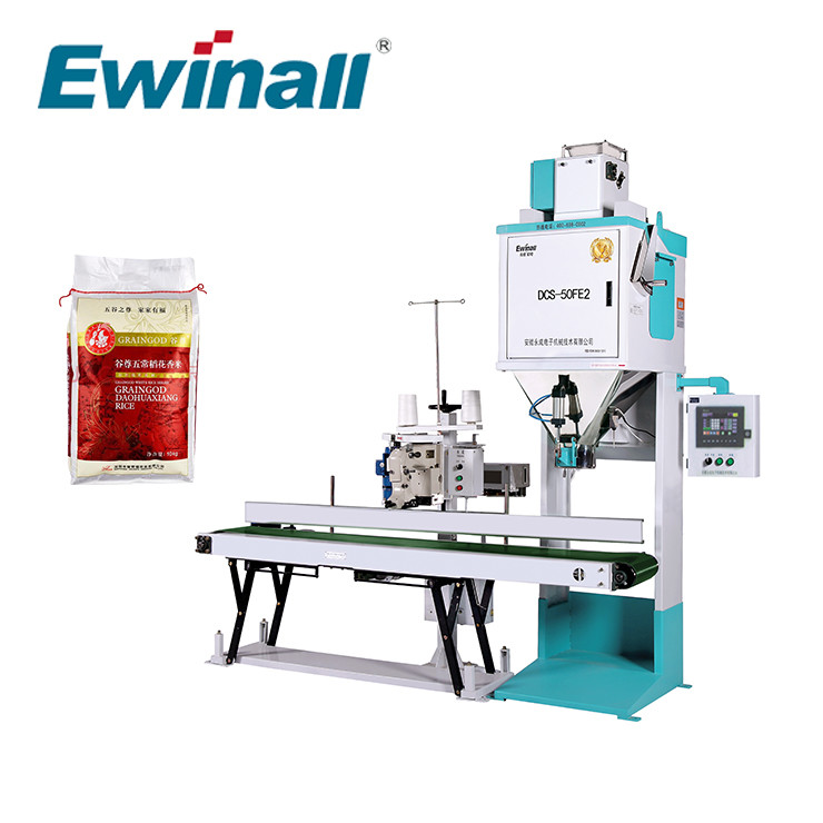 Grand CE automatique Bean Packing Scale Stable Sewing de machine à emballer du riz DCS-50FE2