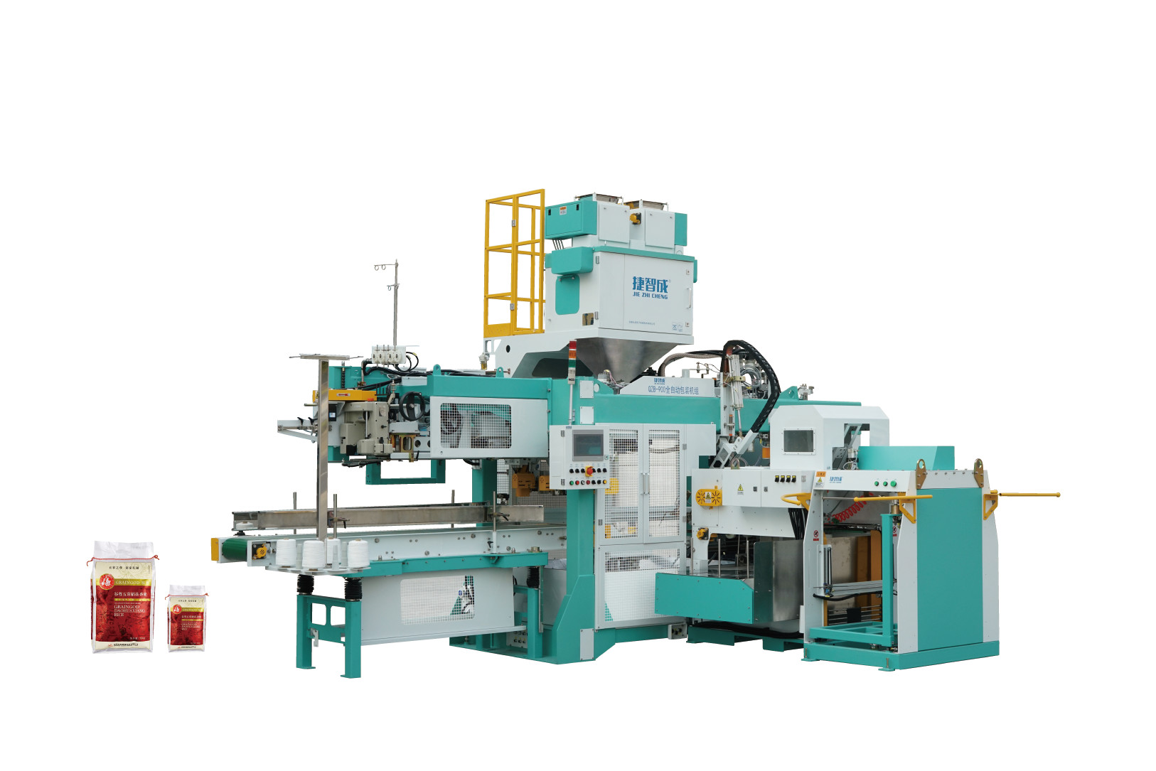 Machine de conditionnement complètement automatique 5-25KG pour le、 Sugar And So On, sac tissé stratifié de haricots de、 de riz