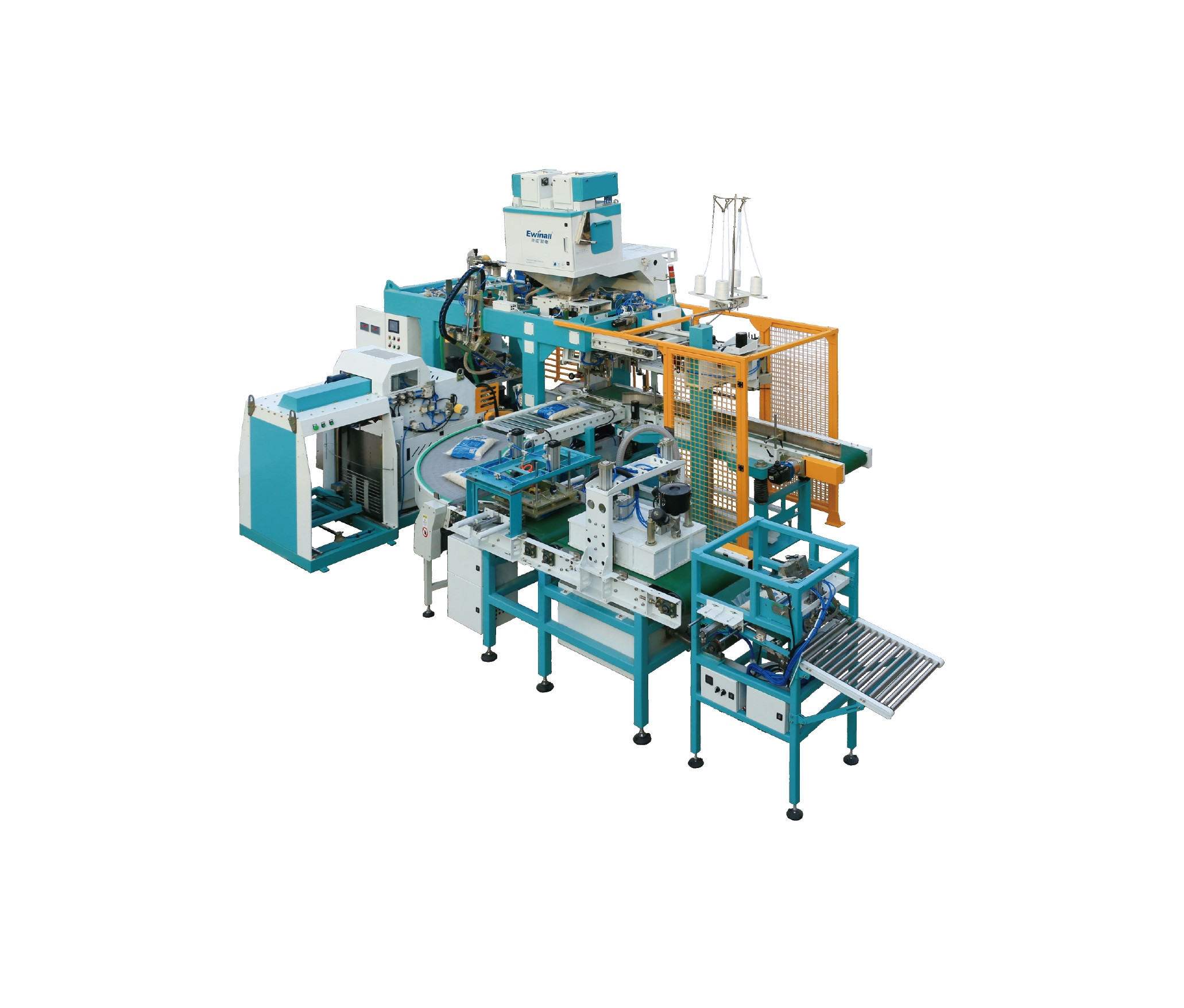 Pp mettant en sac la machine à emballer complètement automatique de riz 50HZ AC380V 12KW